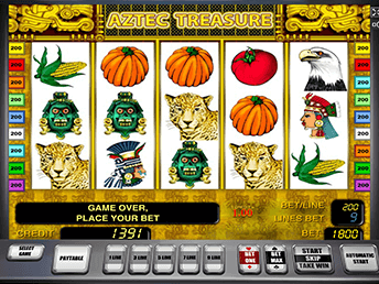 Aztec Treasure и вход в казино