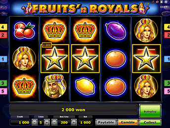 Игровые автоматы Fruits And Royals