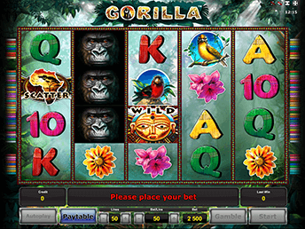 Игровые автоматы Gorilla