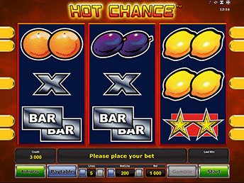 Игровые автоматы Hot Chance
