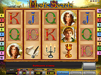 Автоматы Mystic Secrets на деньги